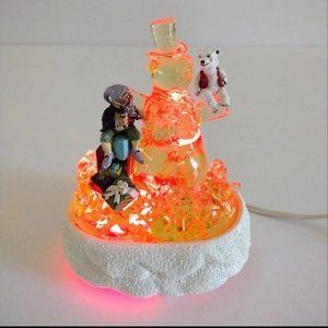 Smile, Mr. Snowman Santa's Crystal Valley Figi Graphics CV-301 Vintage 1995